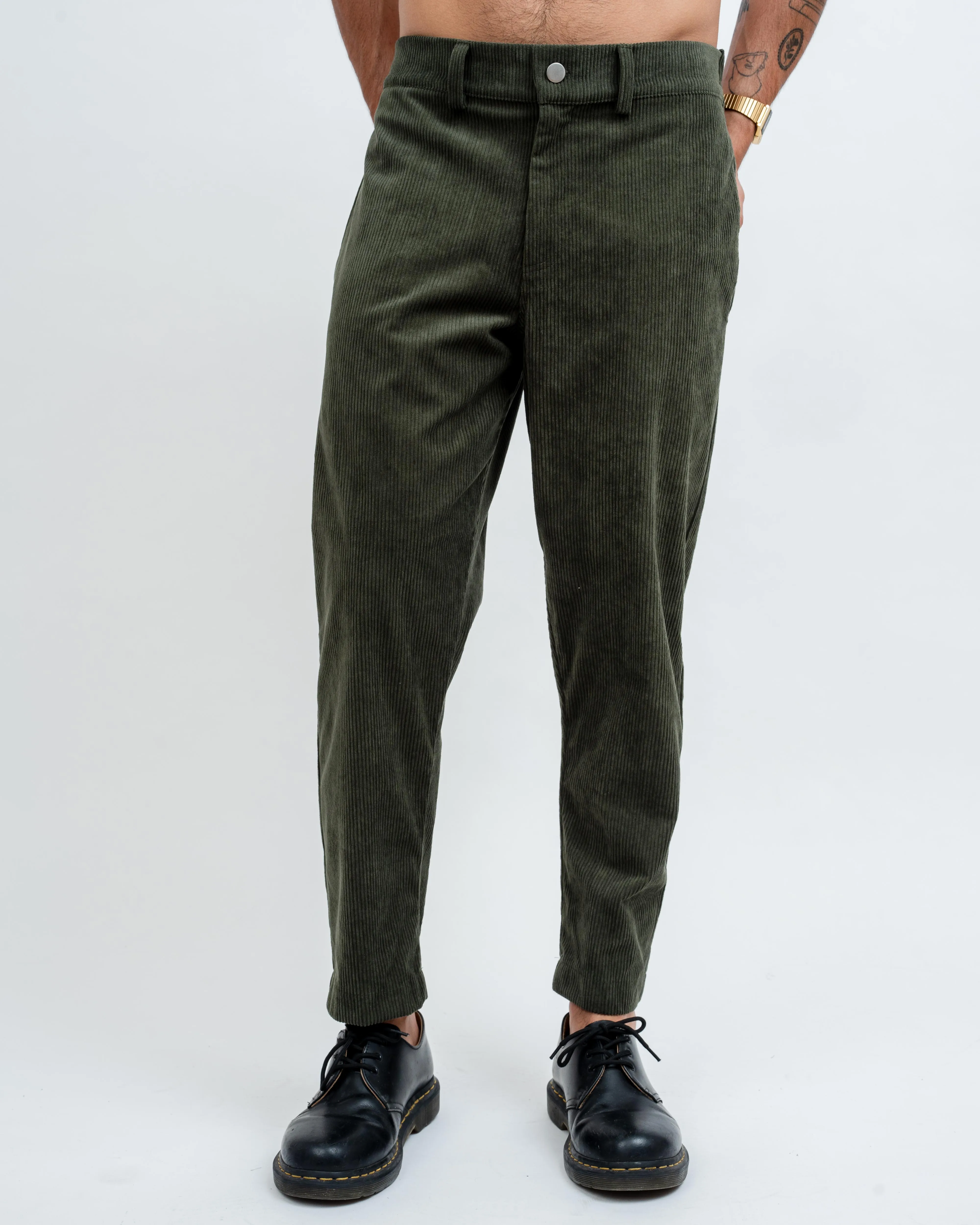 olive corduroy pants