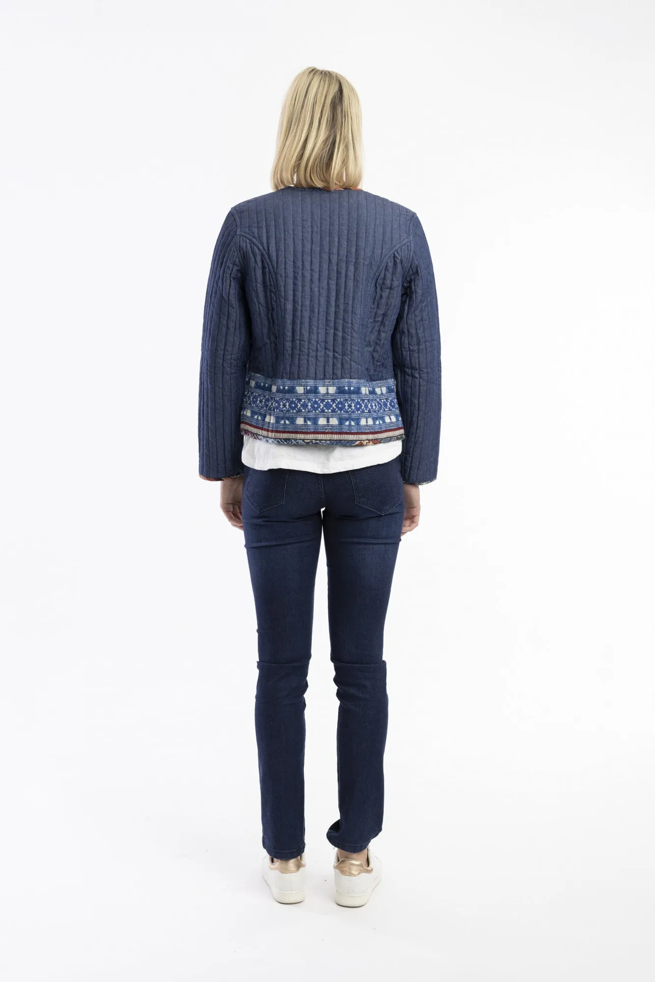 Orientique - Quilted Reversible Jacket - California Dreaming