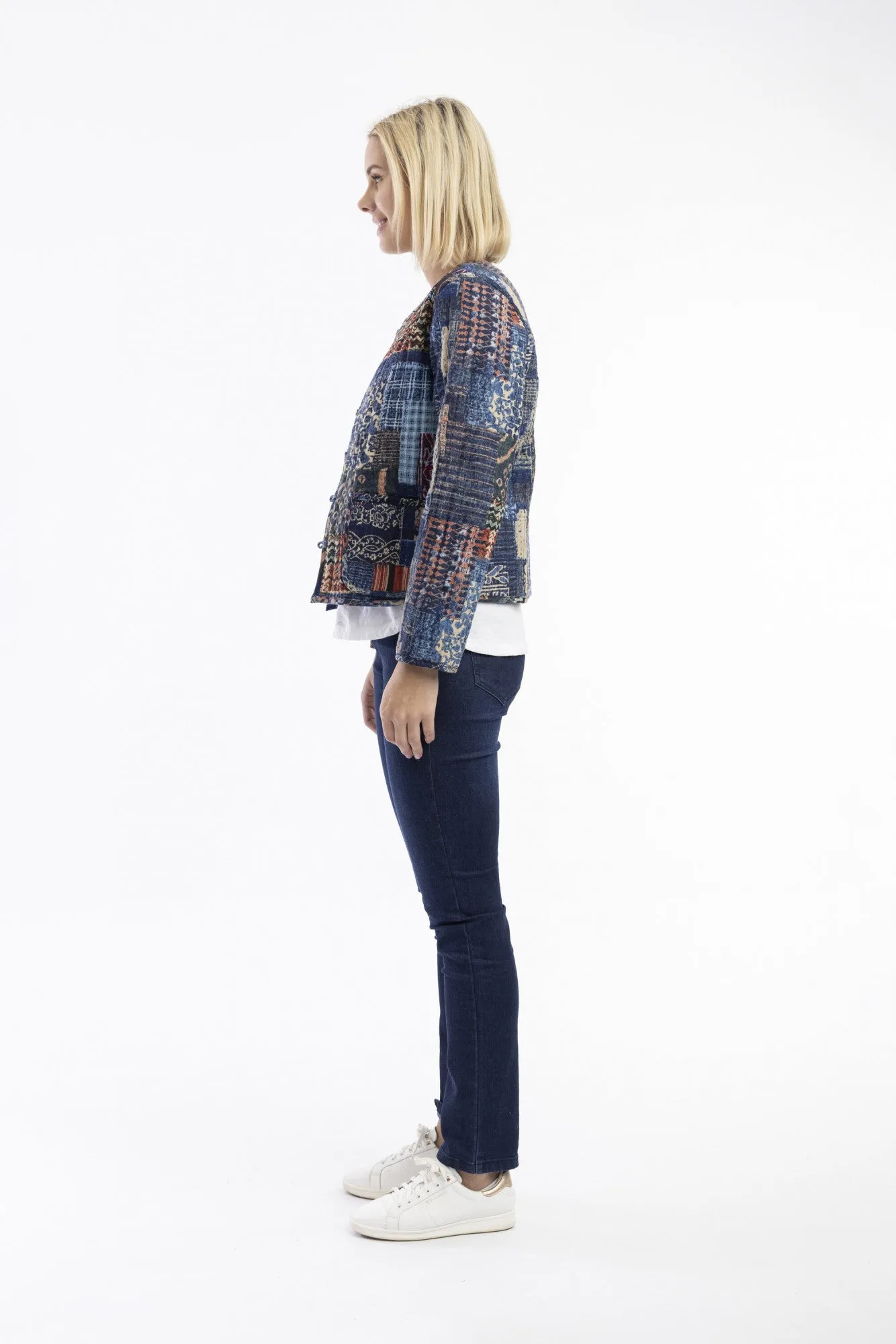 Orientique - Quilted Reversible Jacket - California Dreaming