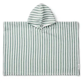 Paco Poncho in Peppermint / White by Liewood