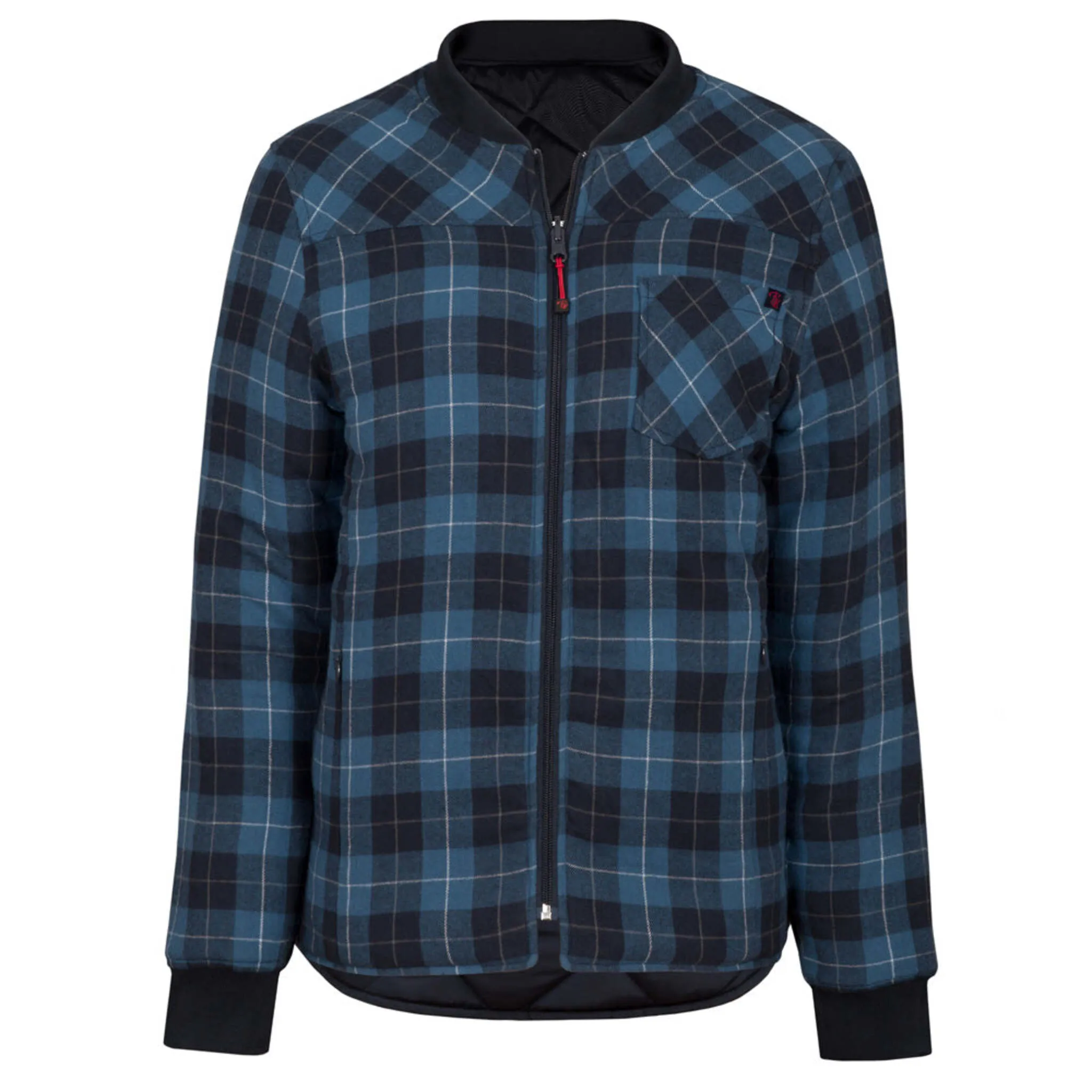 P&F Women's Reversible Freezer Work Jacket 485, Warm Poly Flannel, Quilted, Water-Resistant, Zippered Pockets, Durable Winter Jacket | Sizes XS-2XL