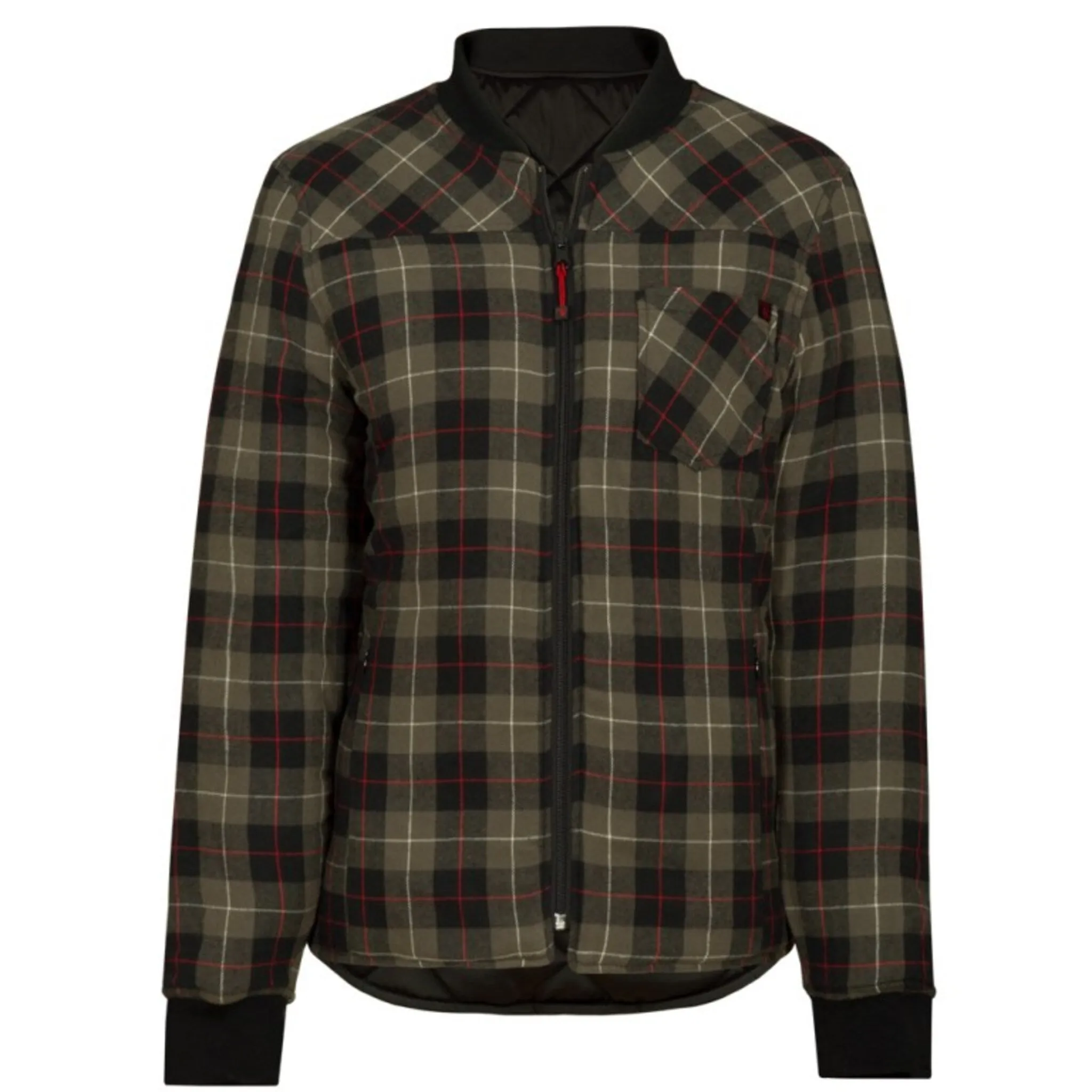 P&F Women's Reversible Freezer Work Jacket 485, Warm Poly Flannel, Quilted, Water-Resistant, Zippered Pockets, Durable Winter Jacket | Sizes XS-2XL