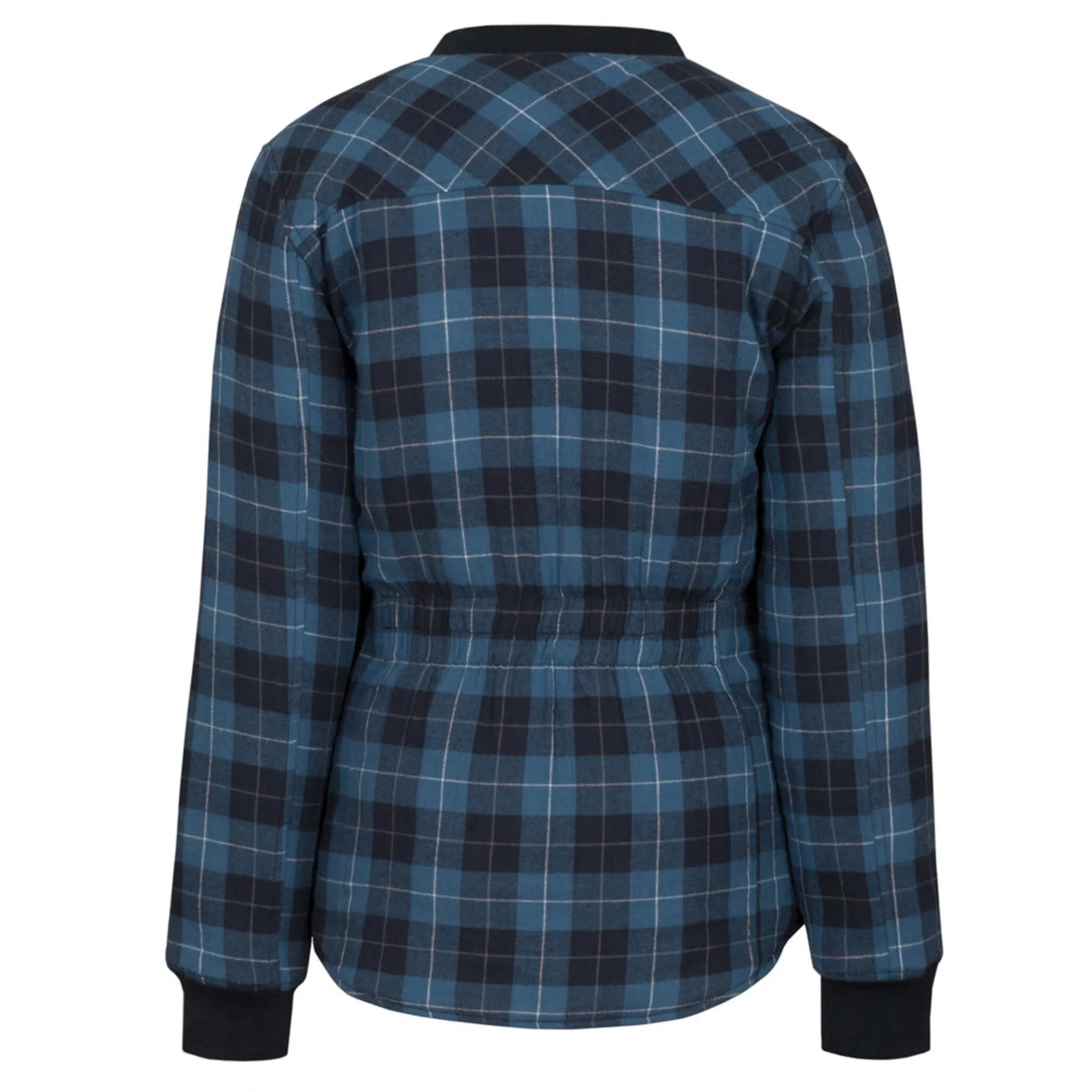 P&F Women's Reversible Freezer Work Jacket 485, Warm Poly Flannel, Quilted, Water-Resistant, Zippered Pockets, Durable Winter Jacket | Sizes XS-2XL