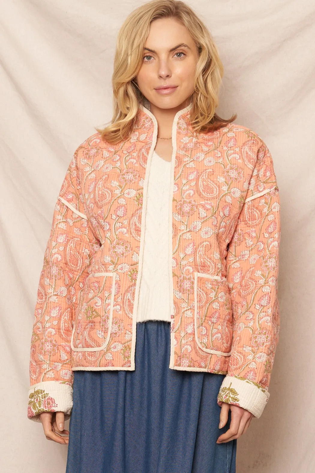 Patchwork Poetry Reversible Jacket