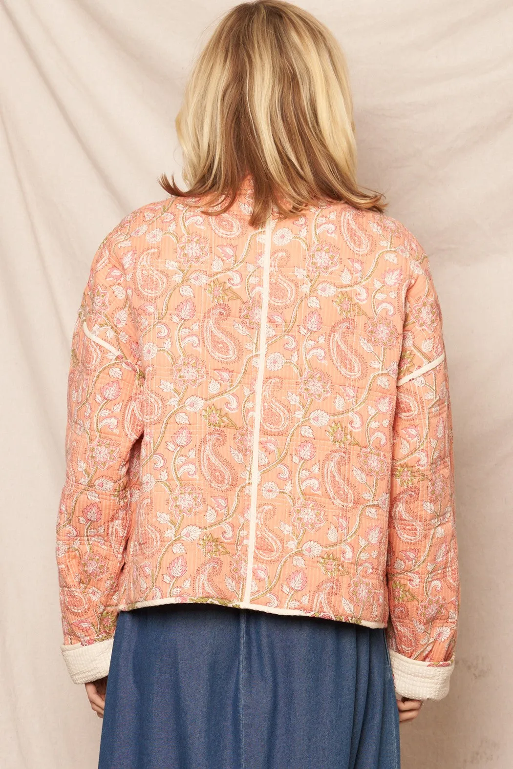 Patchwork Poetry Reversible Jacket