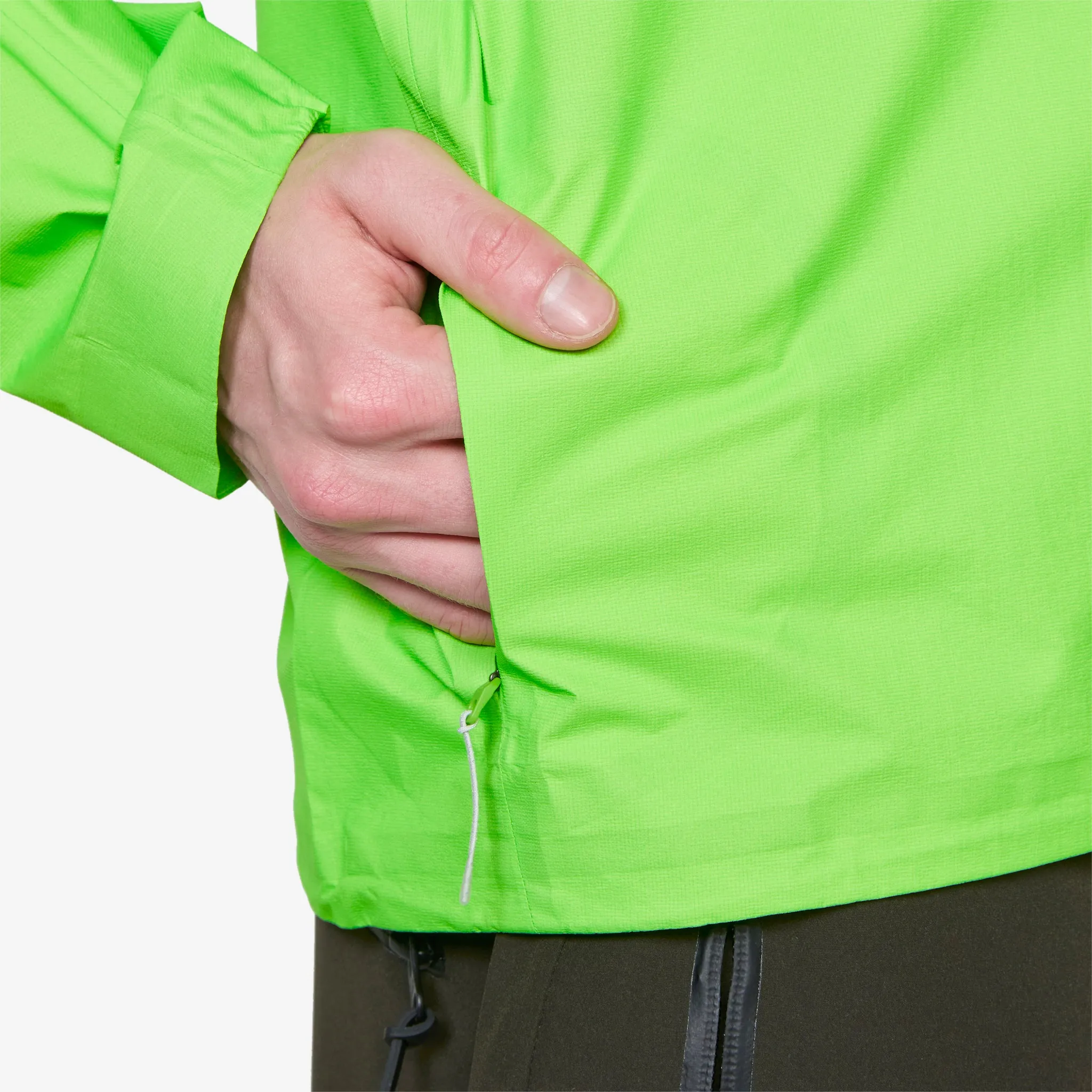 Pertex 3L Rain Fly Jacket Neon Green