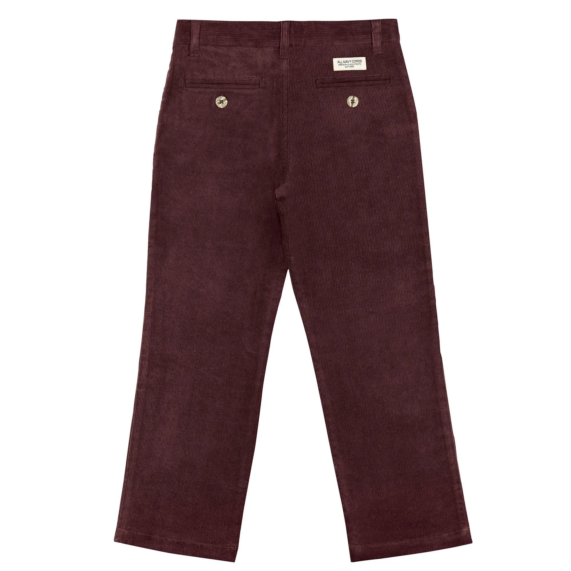 Plum Regular Fit Corduroy Pants