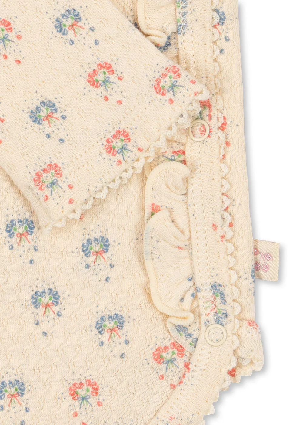 Pointelle Frill Bodysuit | Pipa Petite