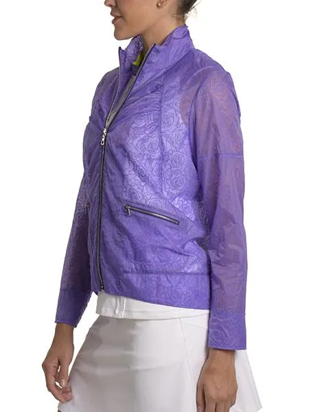Purple Rose Bomber Jacket - FINAL SALE