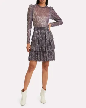 "Monique" Lurex Mini Dress