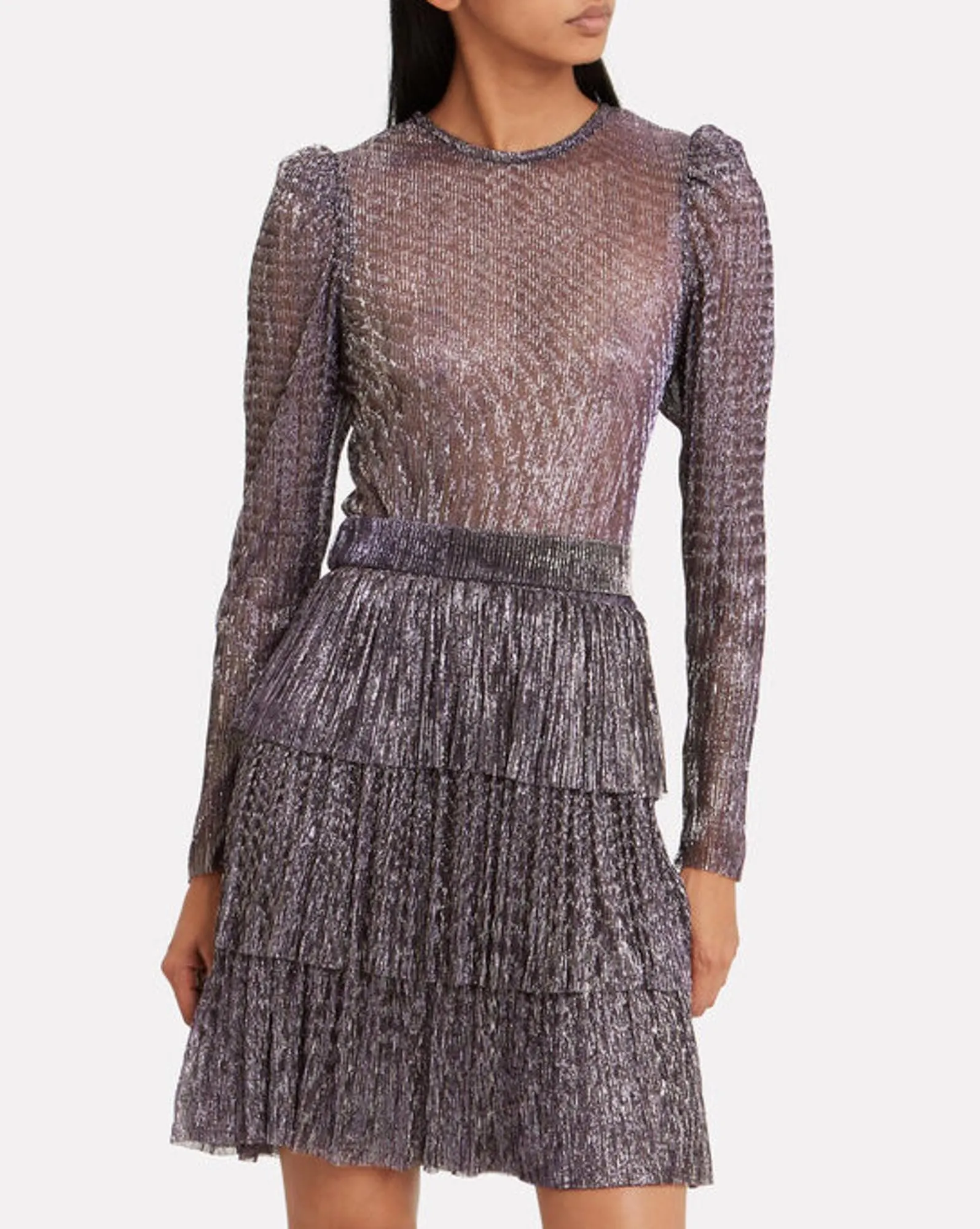 "Monique" Lurex Mini Dress