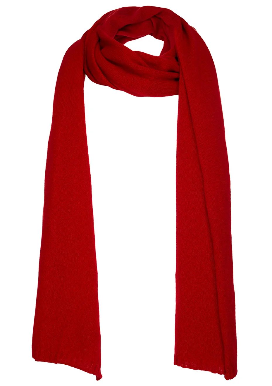 Red Cashmere Scarf Large