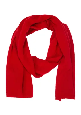 Red Cashmere Scarf Large