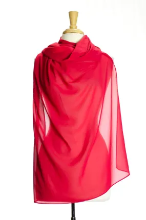 Red Simple Suzanne Scarf