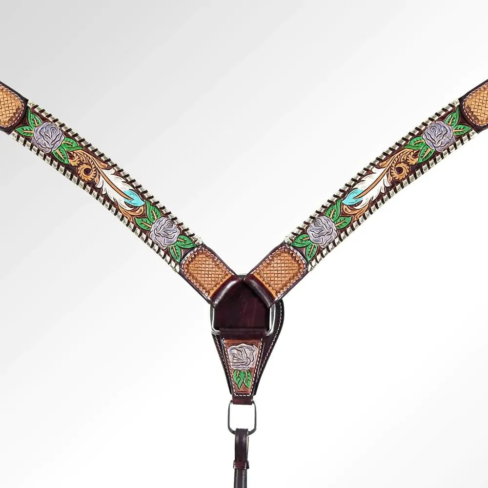 Rough Ride Hand Leather Breast Collar
