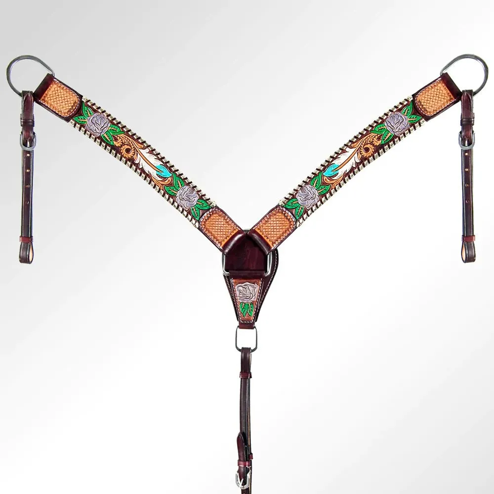 Rough Ride Hand Leather Breast Collar
