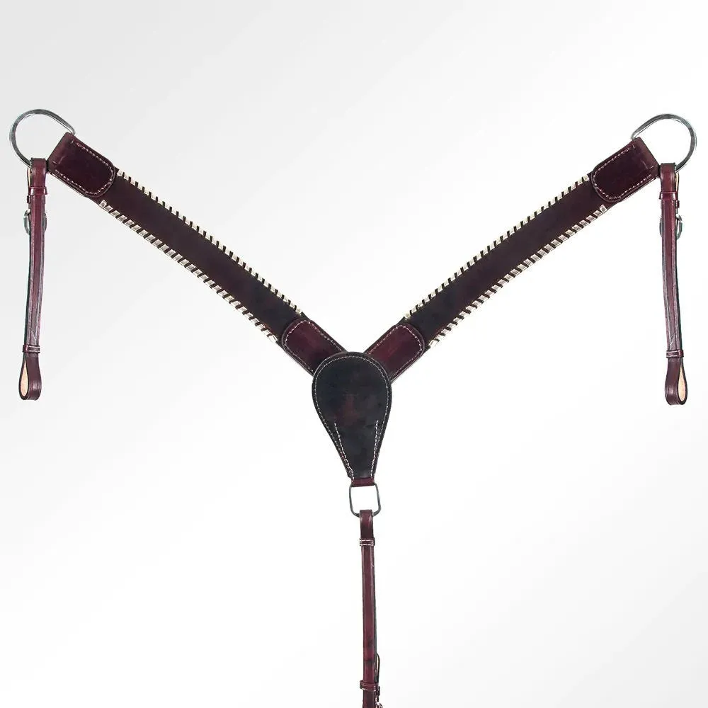 Rough Ride Hand Leather Breast Collar