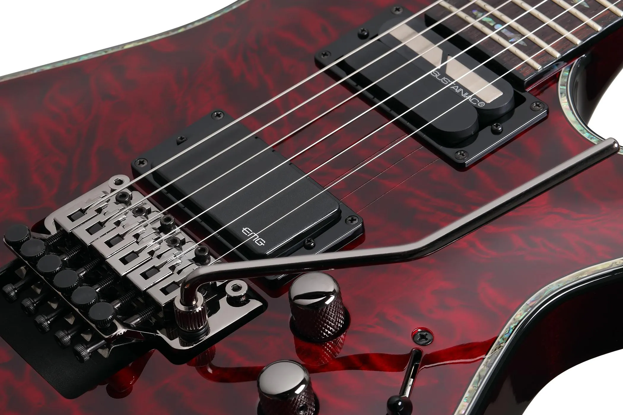 Schecter Hellraiser C-1 FR S Left Hand –  Black Cherry (BCH)