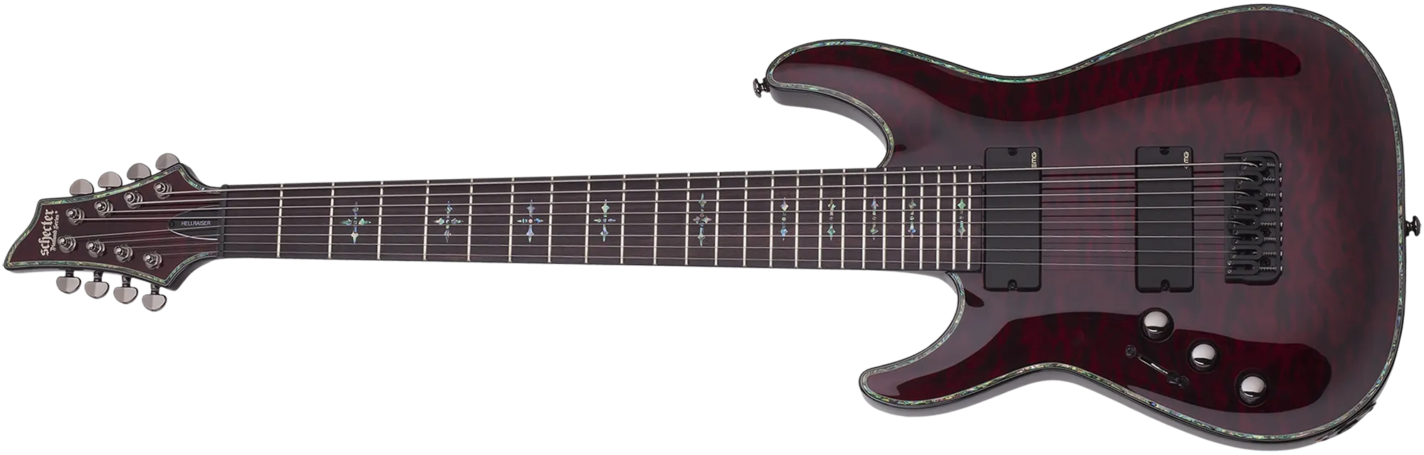 Schecter Hellraiser C-8 Left Hand – Black Cherry (BCH)