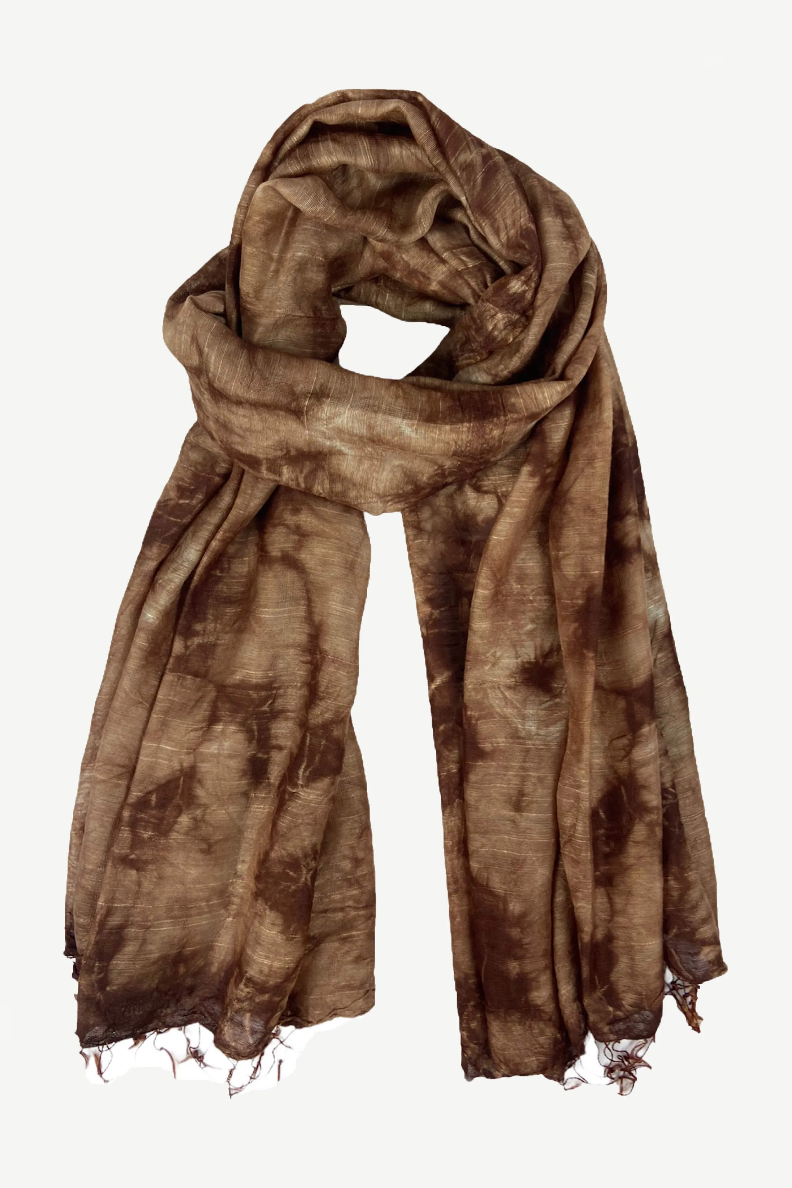 SF 203 Tie Dye Gradient Gorgeous Cotton Light Woven Stylish Stole Scarf