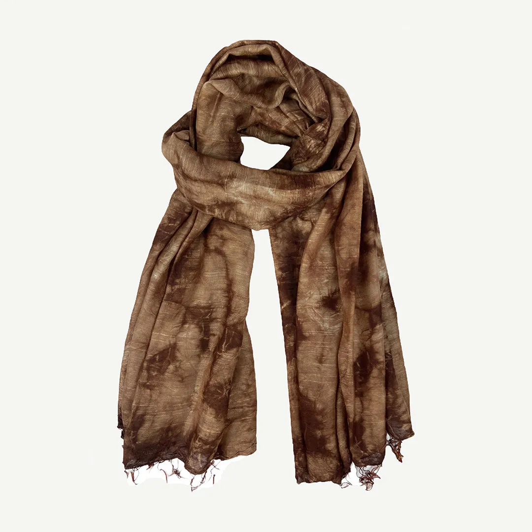 SF 203 Tie Dye Gradient Gorgeous Cotton Light Woven Stylish Stole Scarf