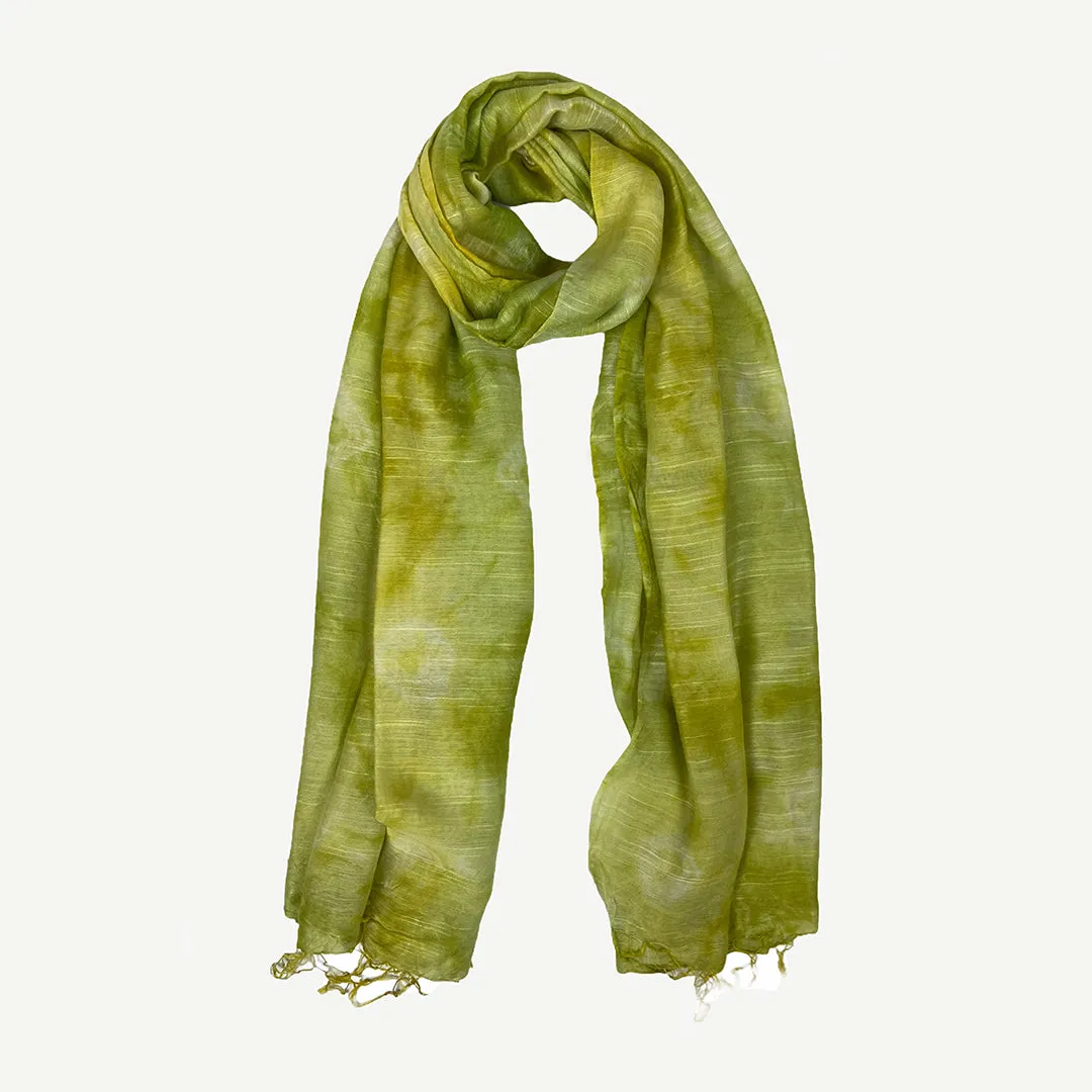 SF 203 Tie Dye Gradient Gorgeous Cotton Light Woven Stylish Stole Scarf