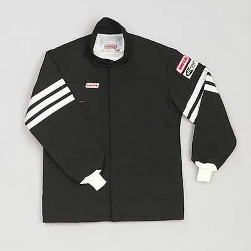 Simpson - 2 Layer Driving Jacket Medium, Black Gabardine Nomex SFI-5