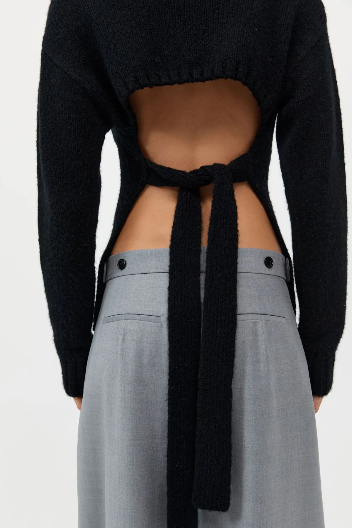 ST AGNI CASHMERE TIE KNIT