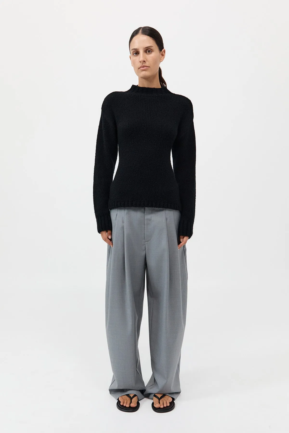 ST AGNI CASHMERE TIE KNIT