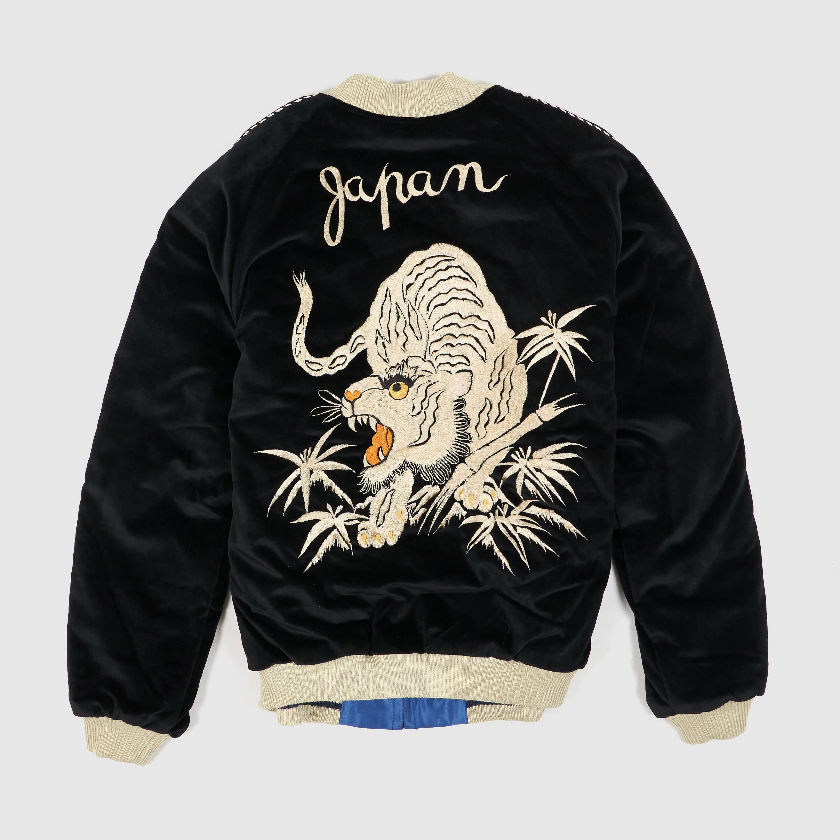 Tailor Toyo Velvet Tiger Eagle Souvenir Suka Jacket