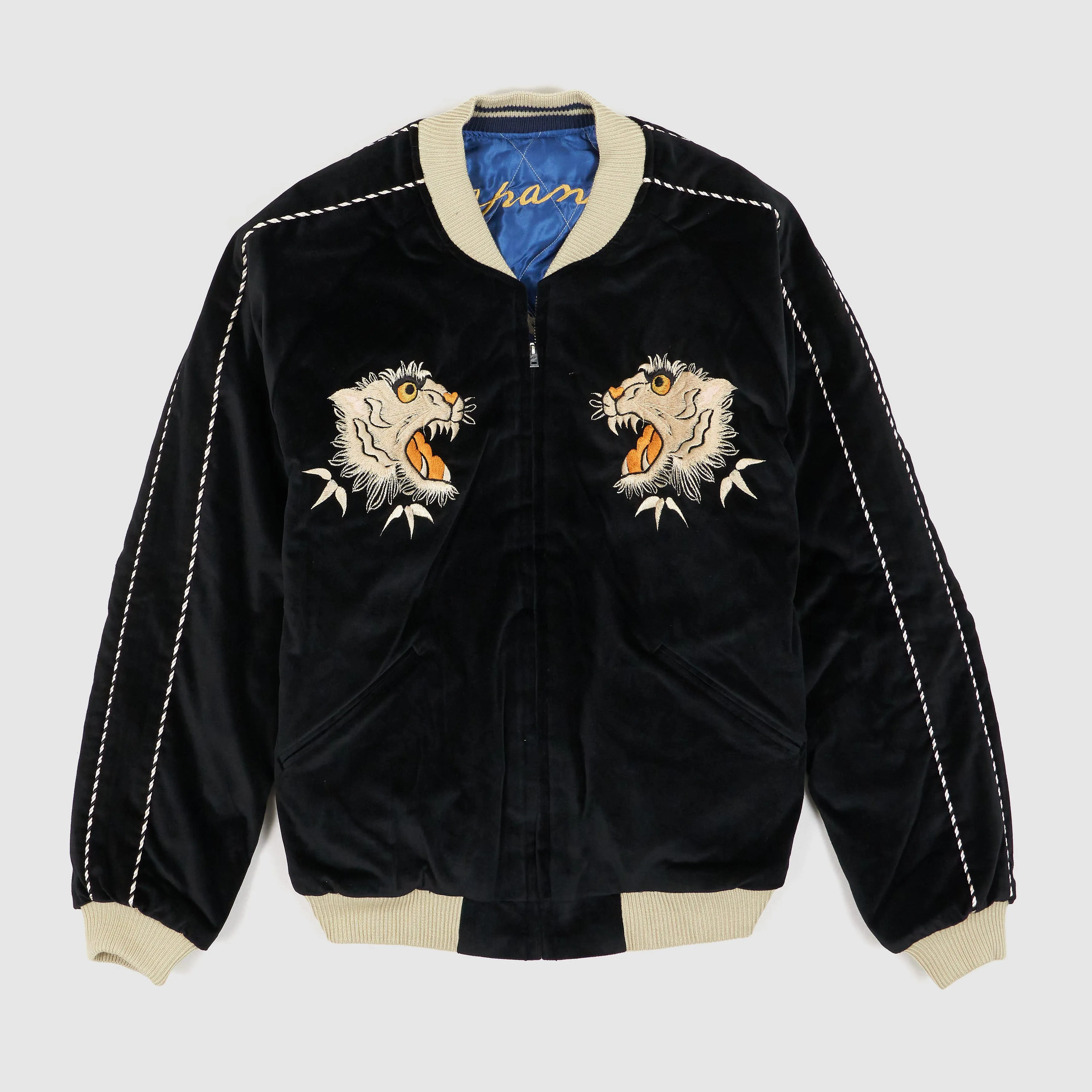Tailor Toyo Velvet Tiger Eagle Souvenir Suka Jacket