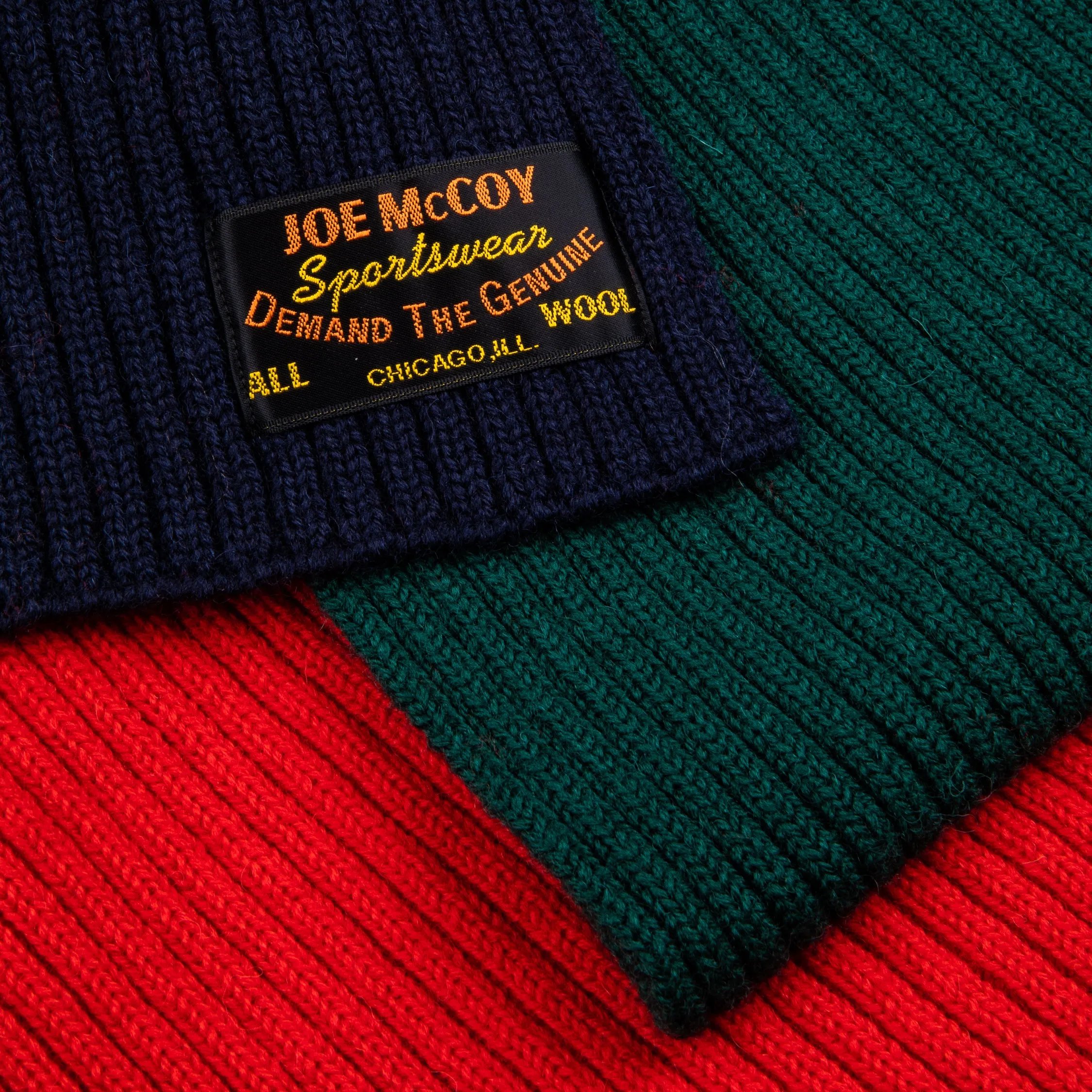The Real McCoy's Multicolor Campus Scarf