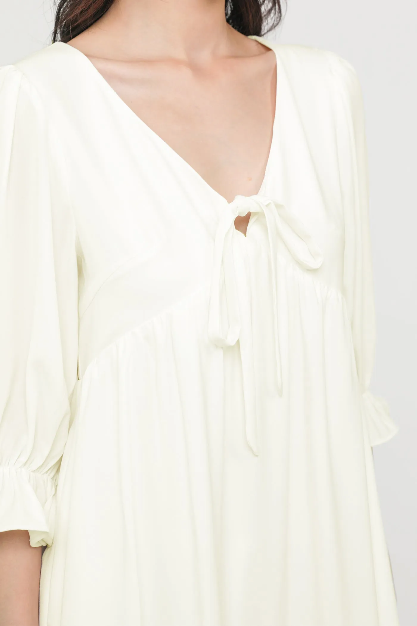 Tia Babydoll Sleeved Dress