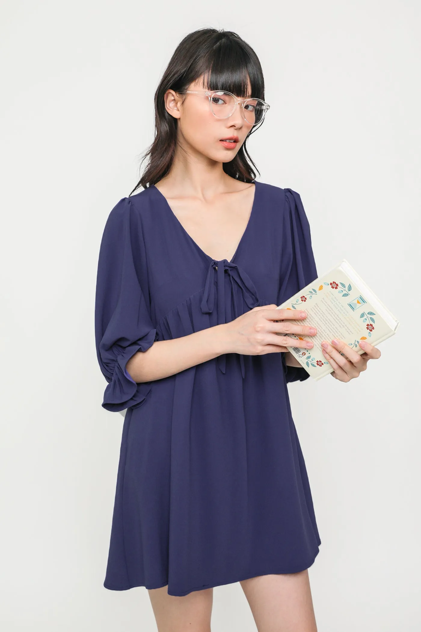 Tia Babydoll Sleeved Dress
