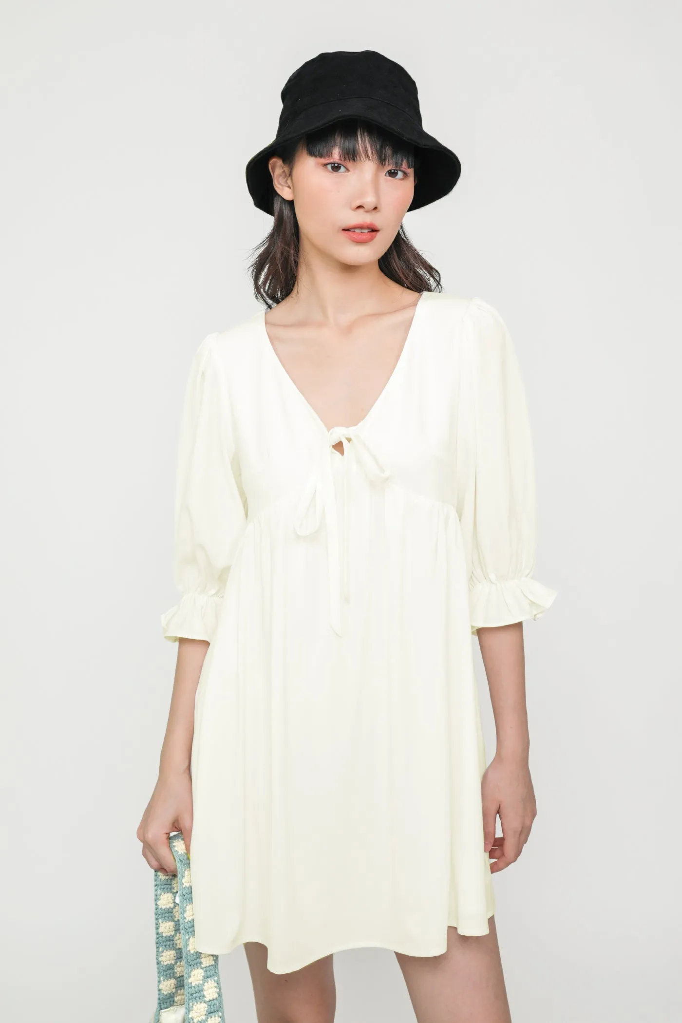 Tia Babydoll Sleeved Dress