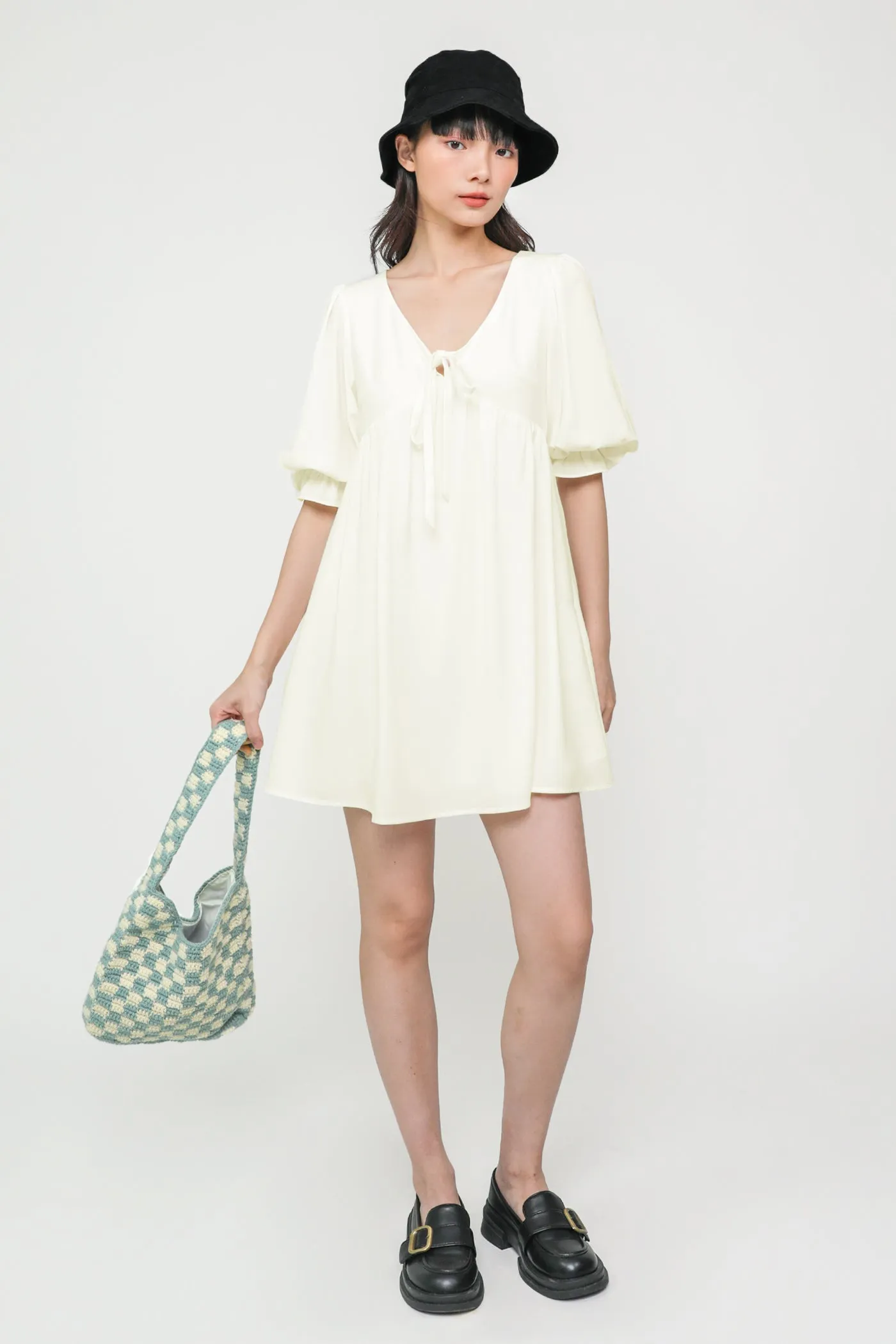 Tia Babydoll Sleeved Dress