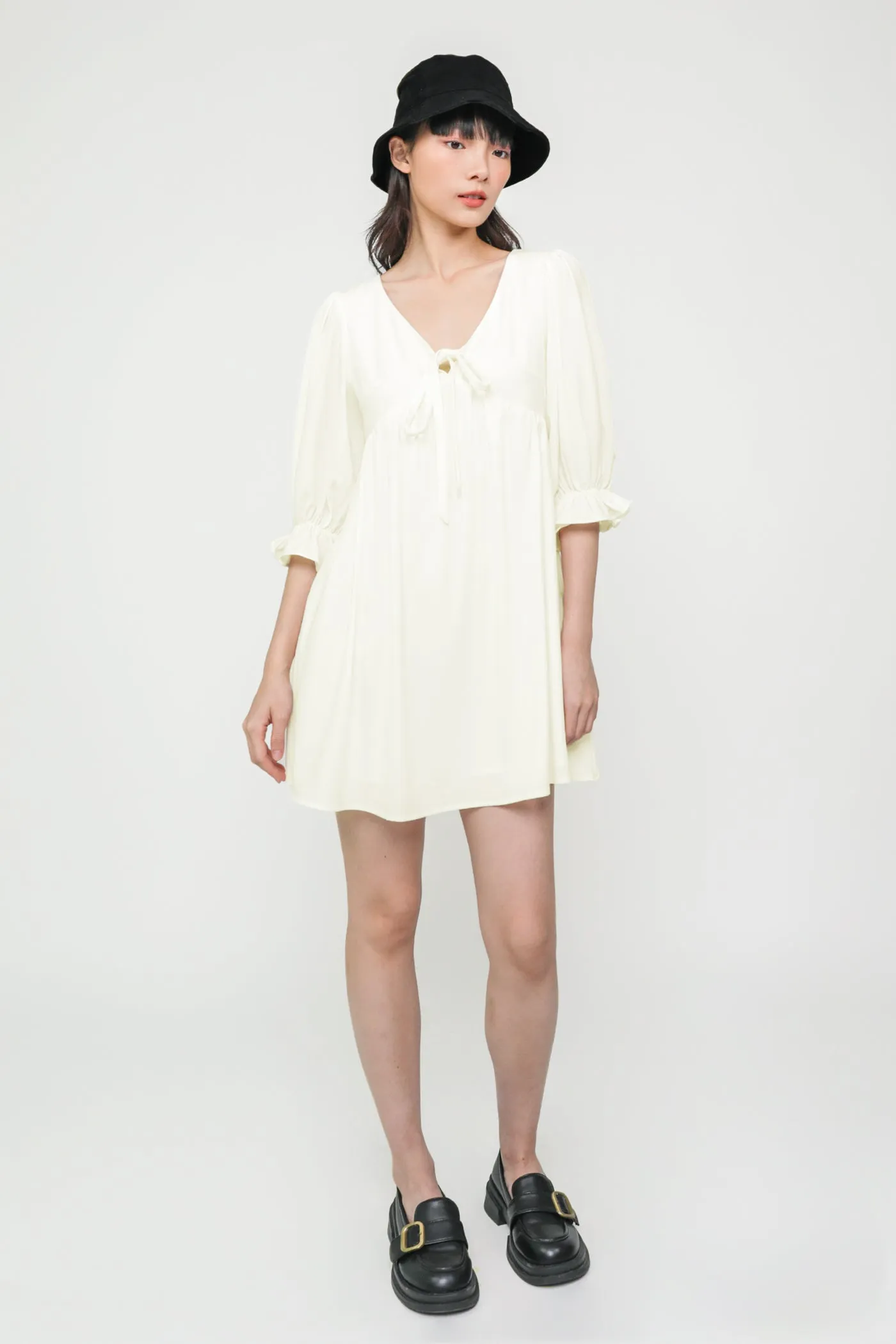 Tia Babydoll Sleeved Dress