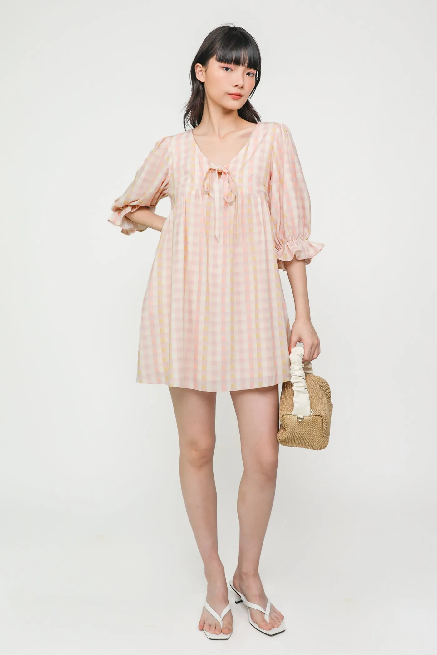 Tia Babydoll Sleeved Dress