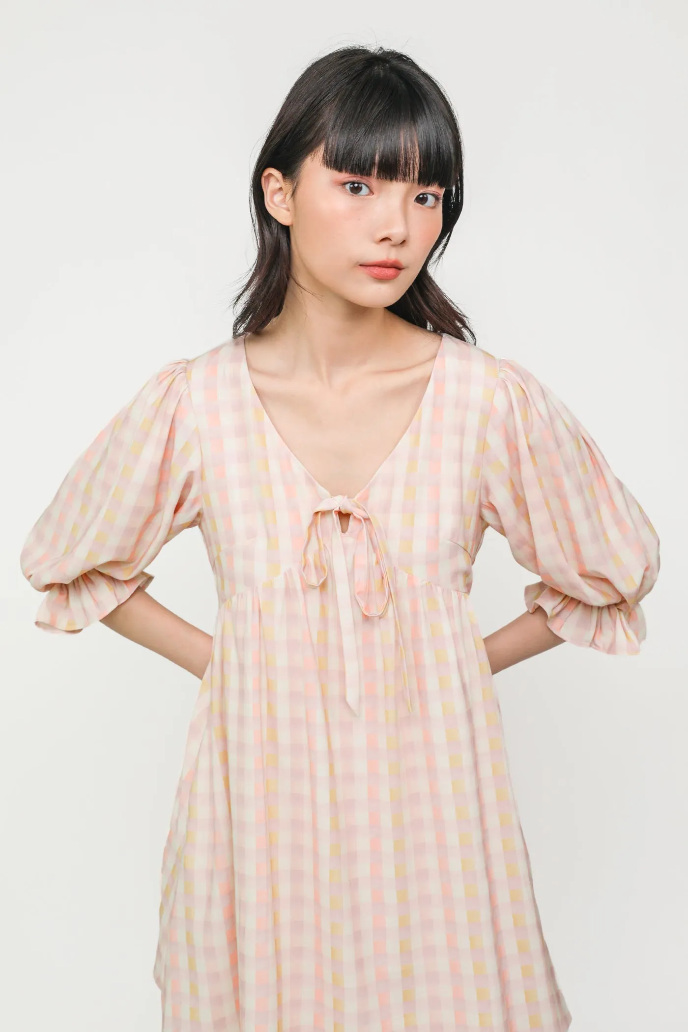 Tia Babydoll Sleeved Dress