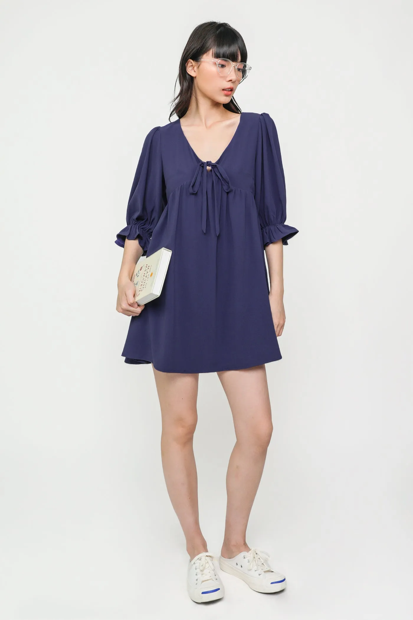 Tia Babydoll Sleeved Dress