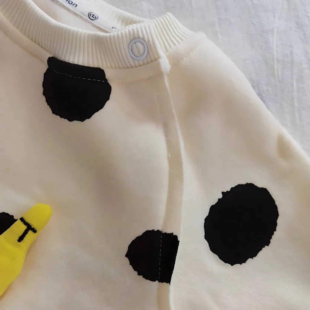 Unisex Baby Banana Romper