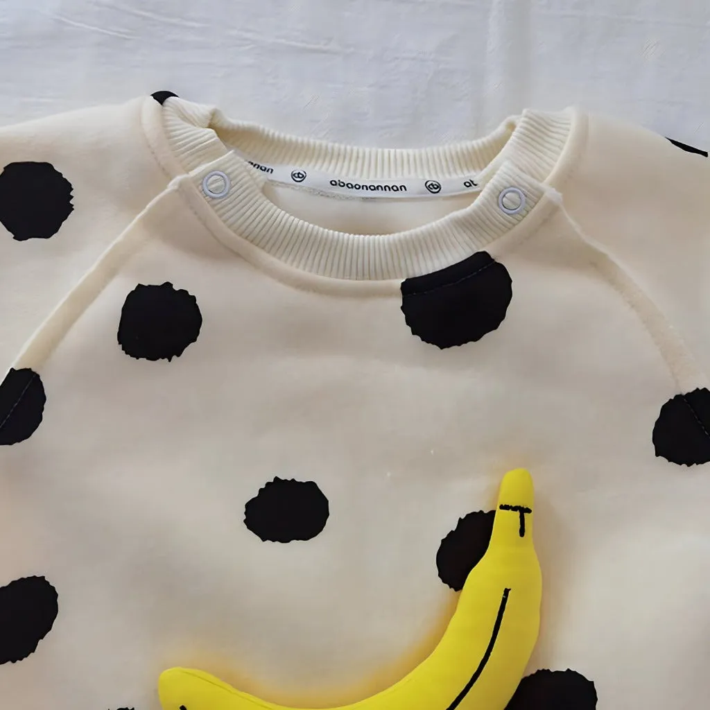Unisex Baby Banana Romper