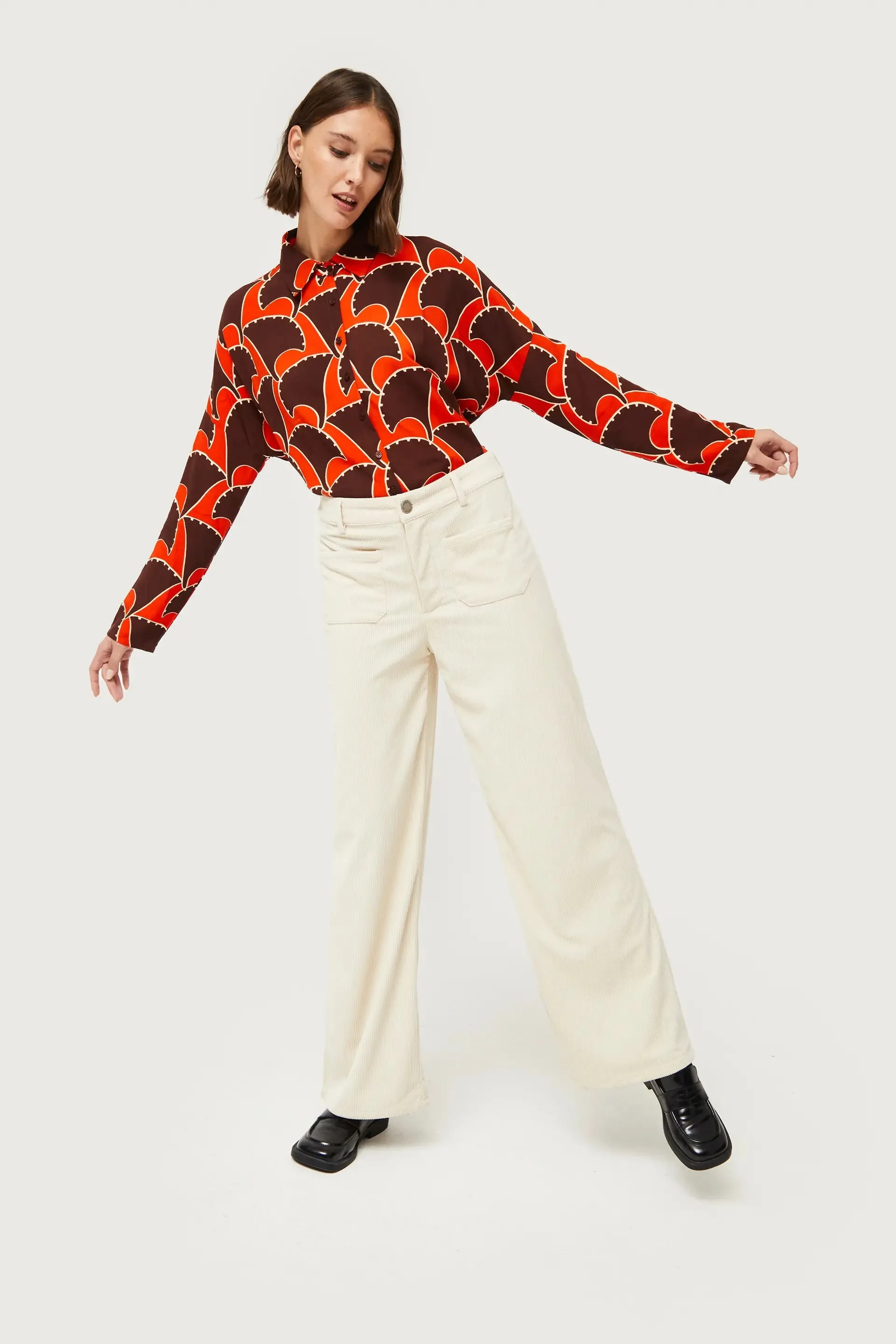 White Corduroy Pants