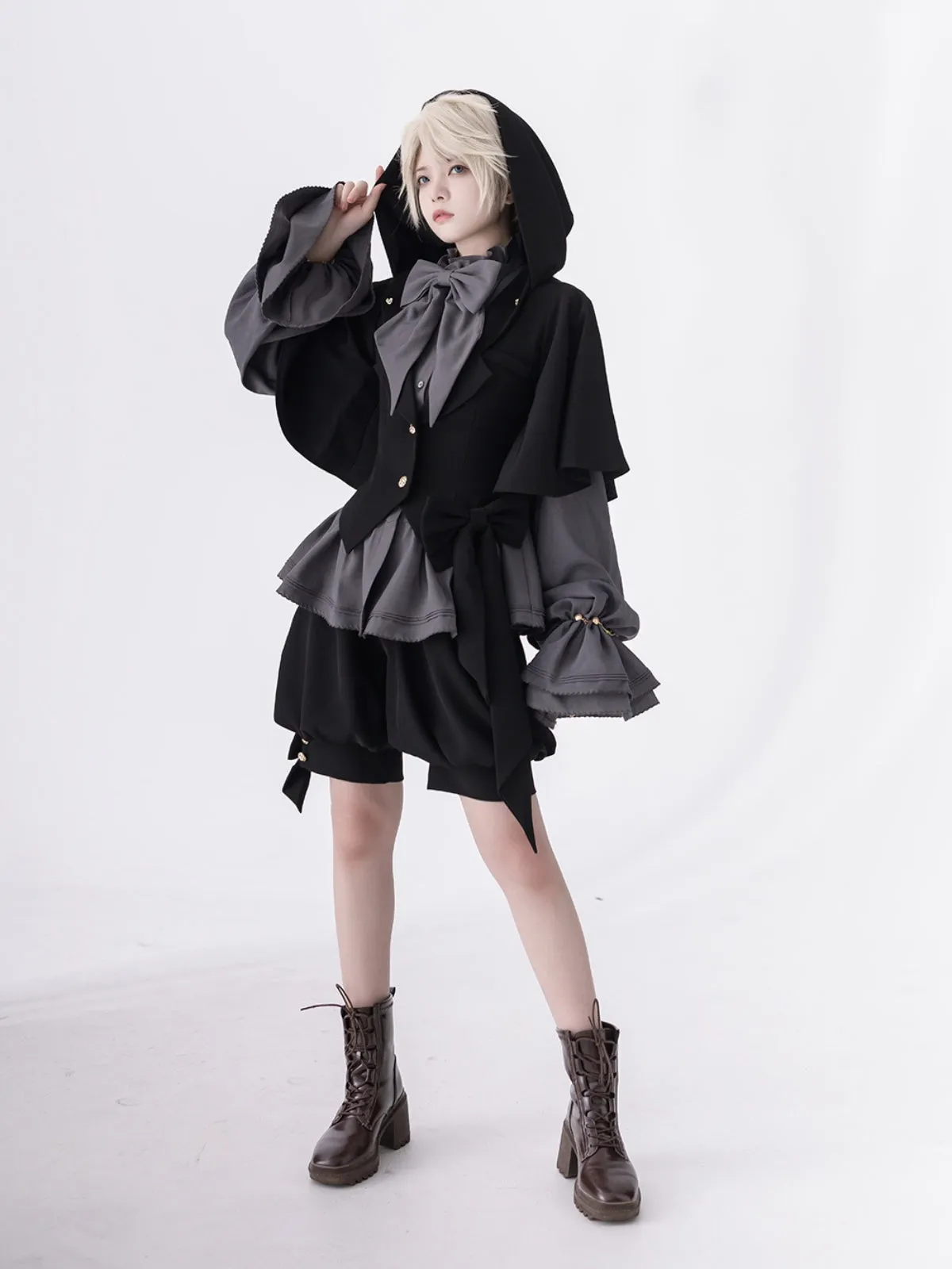 WLS Lolita Rabbit Ears Hood Suit