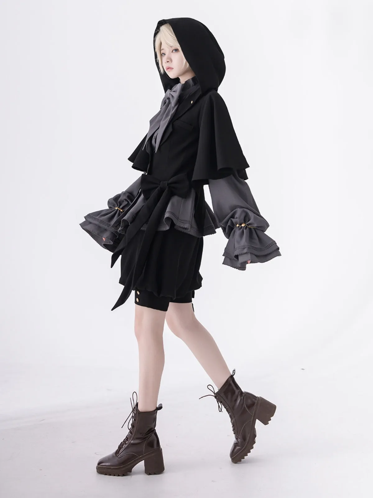 WLS Lolita Rabbit Ears Hood Suit