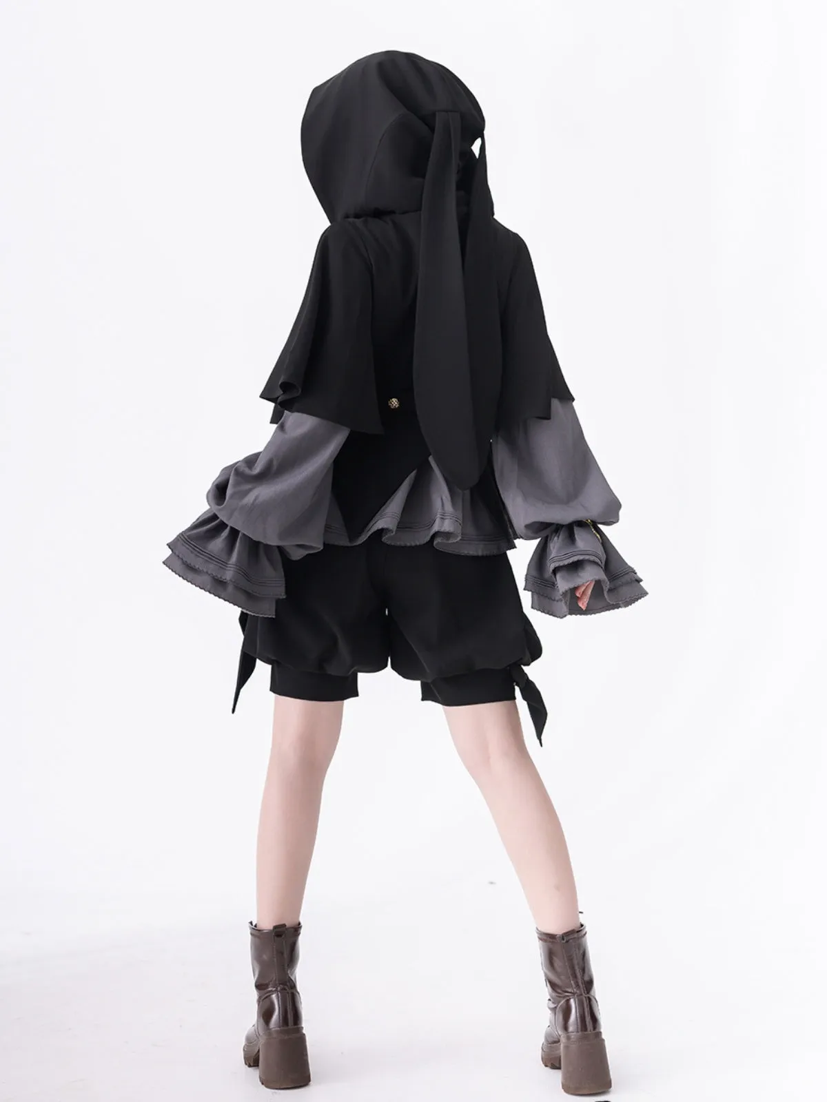 WLS Lolita Rabbit Ears Hood Suit