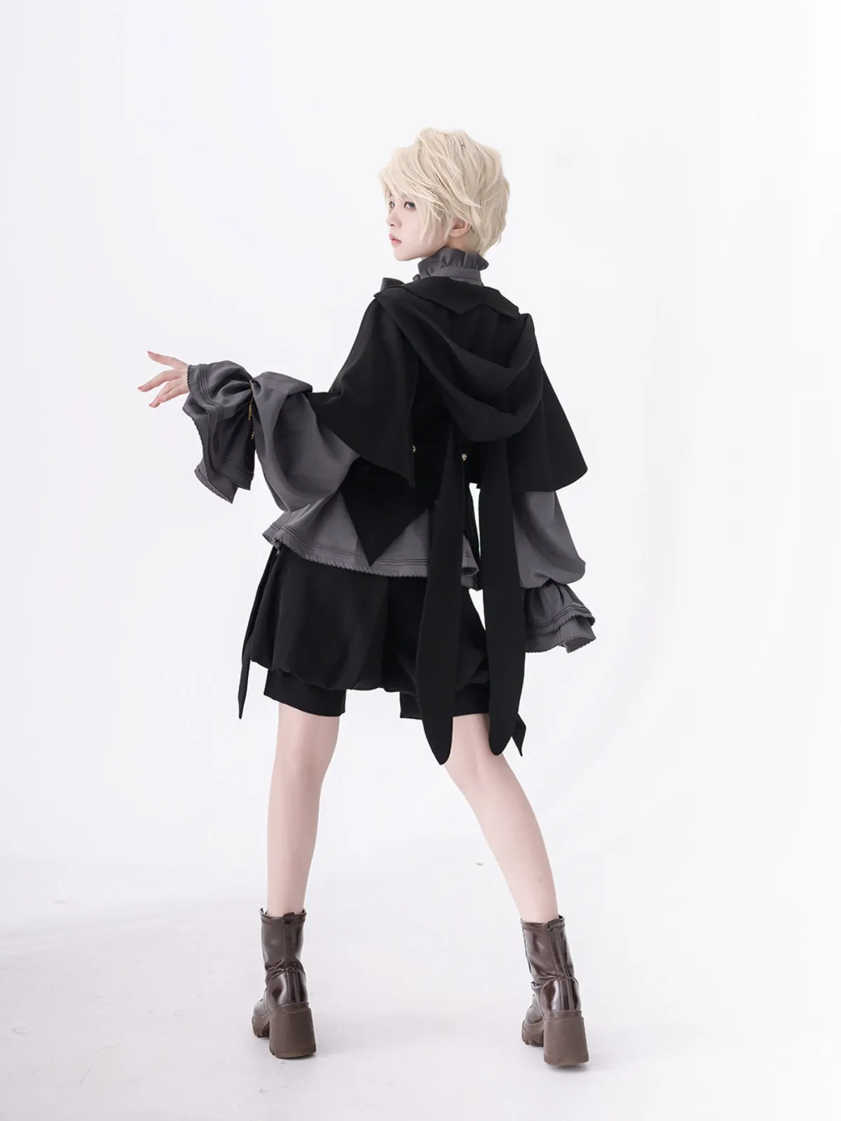 WLS Lolita Rabbit Ears Hood Suit